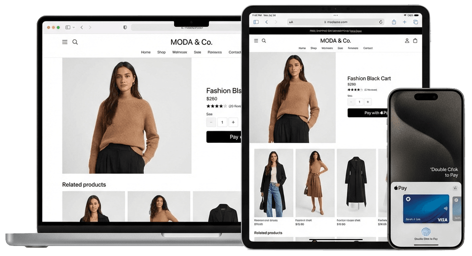 Apple Pay on MacBook, iPad and iPhone